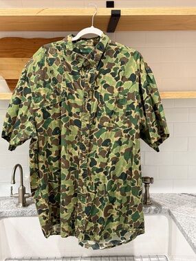 2XL - Kevin's Vintage Camo Right Tonal Patch Short Sleeve Shooting Shirt